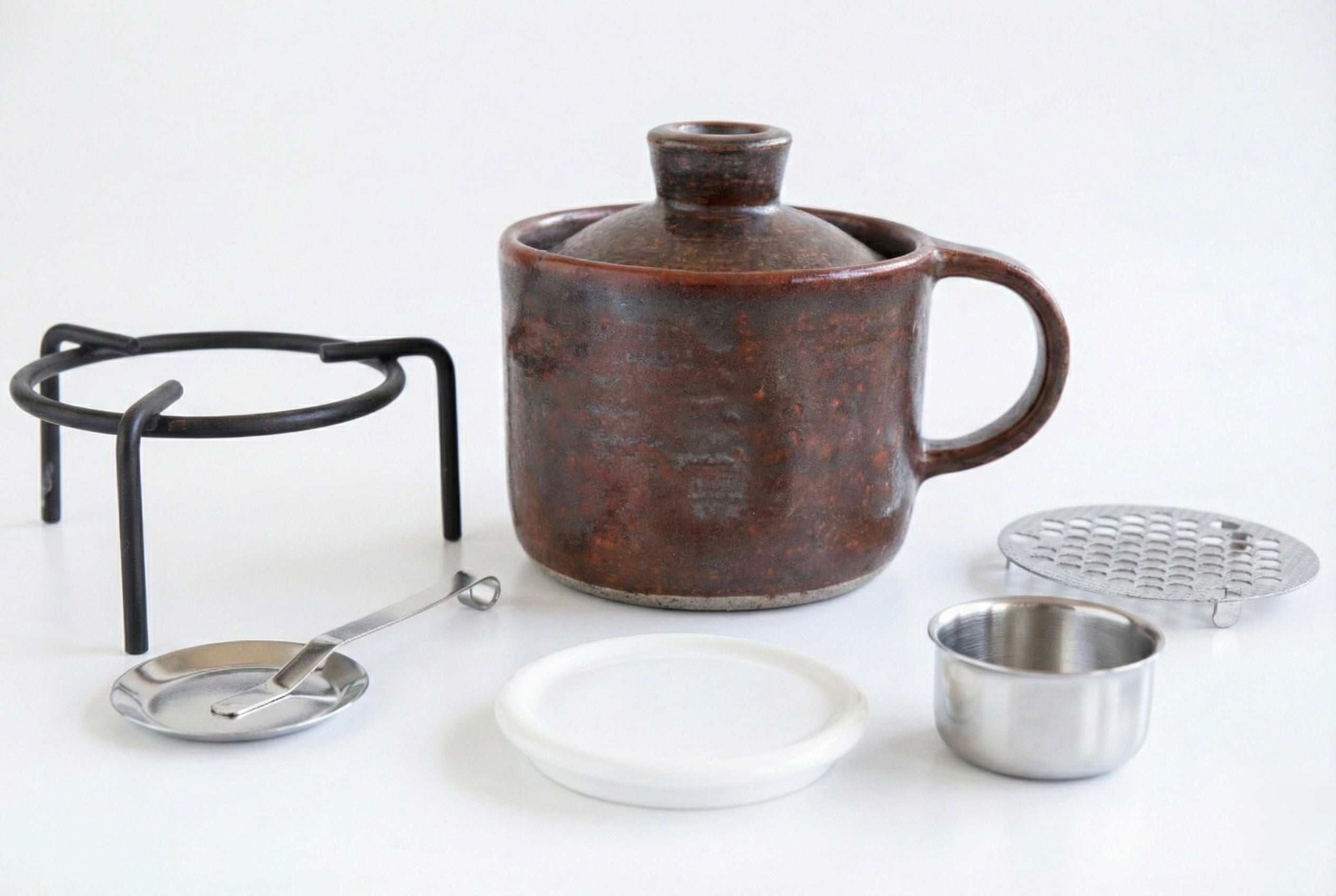 おまぐはん　スペシャルセット　茶　フルセット　土鍋　キャンプ　災害 おまぐはん フルセット（茶） – livareit